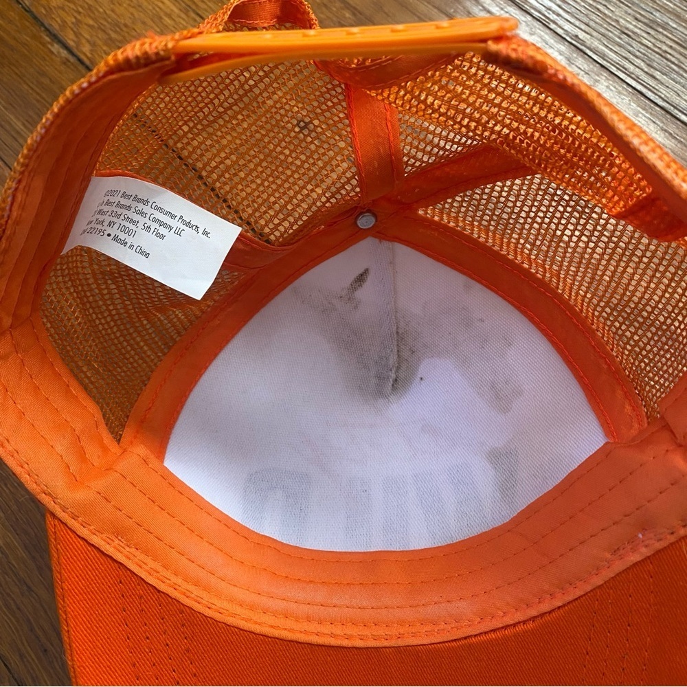 Orange 'Stay Wild' Trucker Hat - Picture 4 of 6